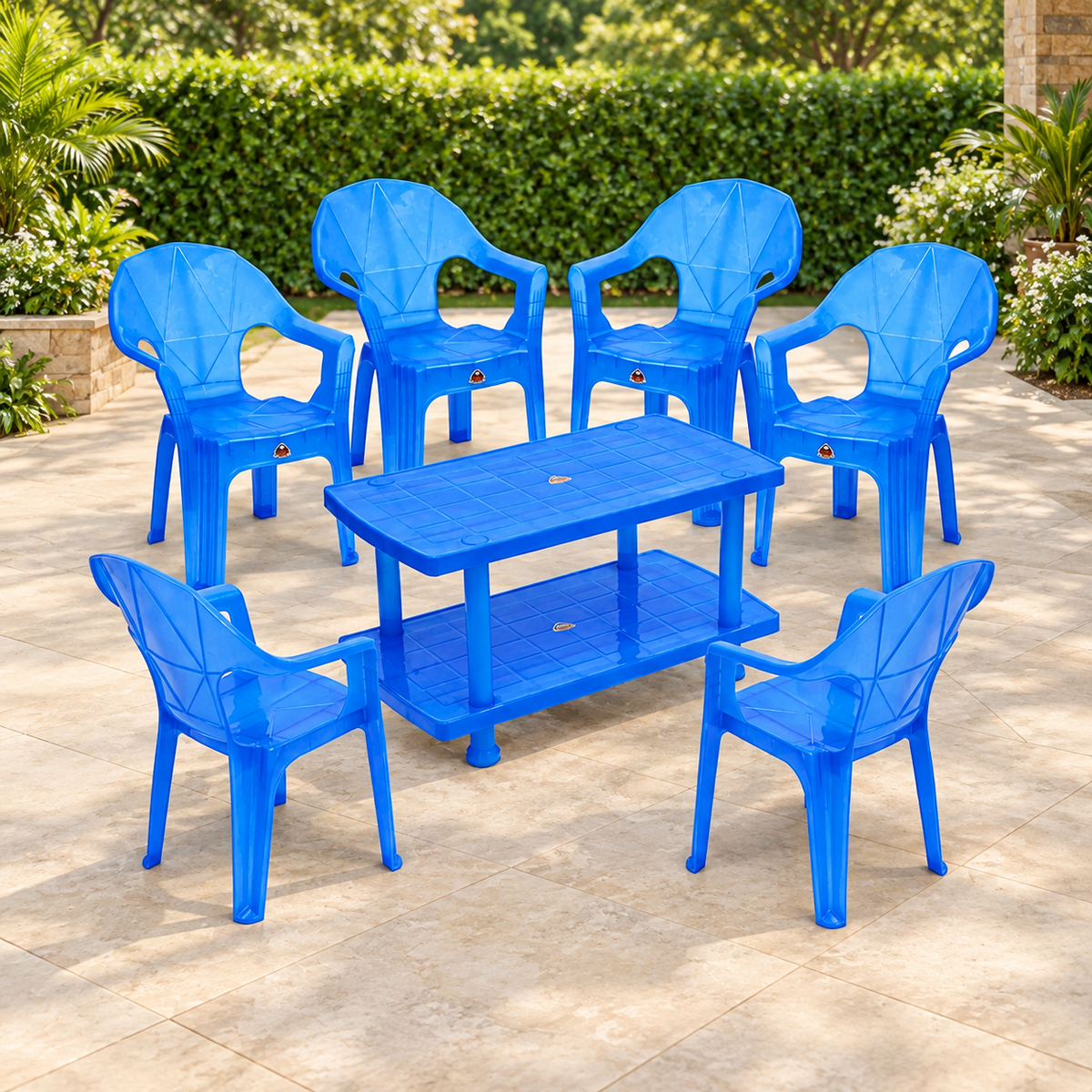 Crystal Diamond Armchair Set