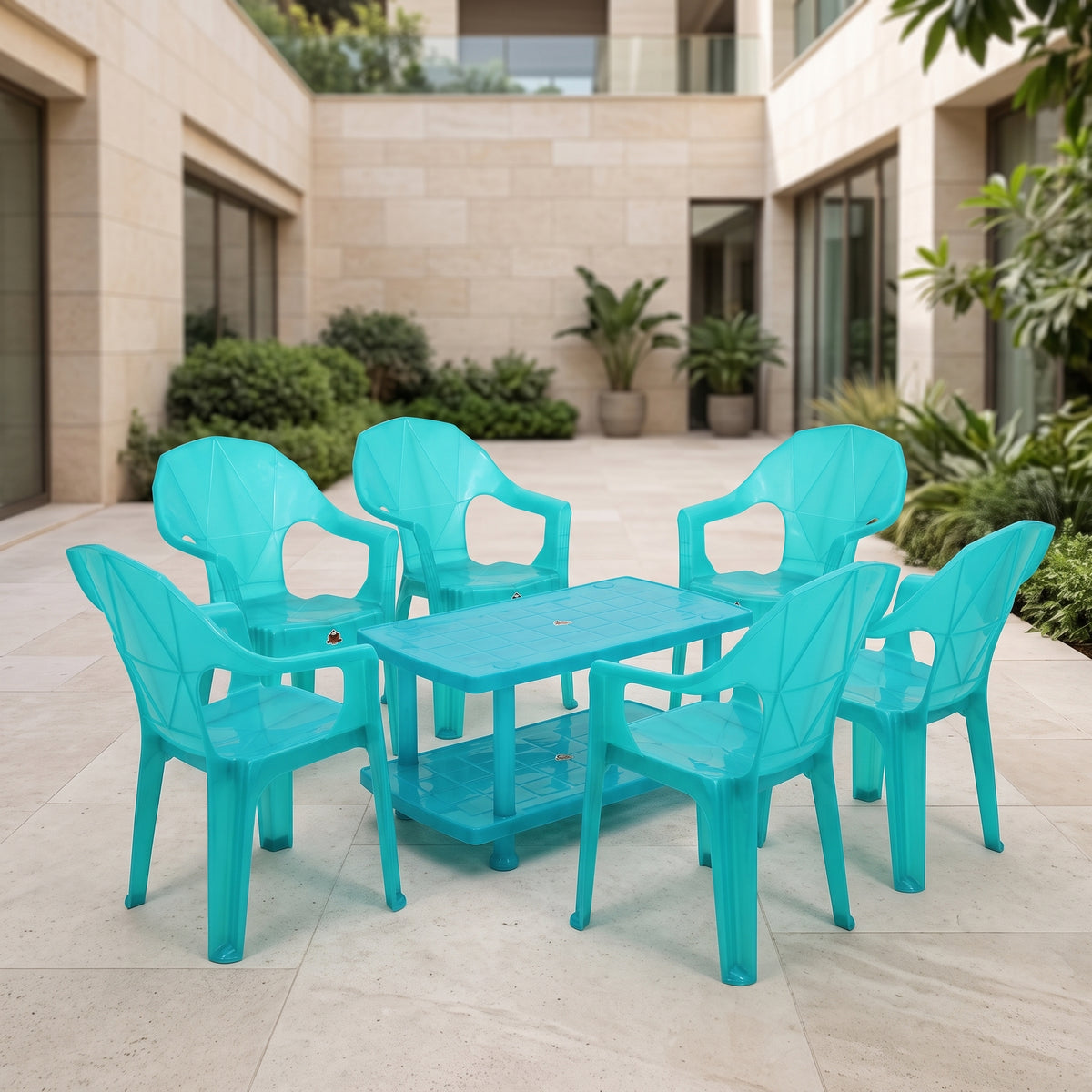 Crystal Diamond Armchair Set