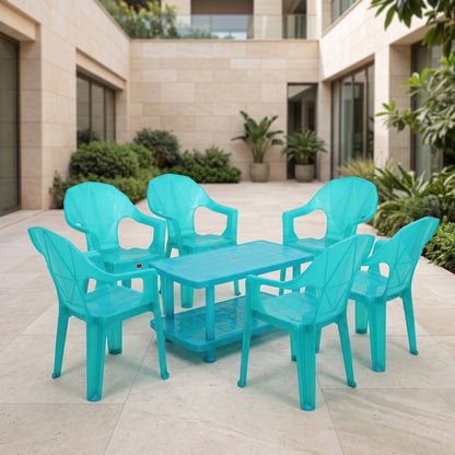 Crystal Diamond Armchair Set