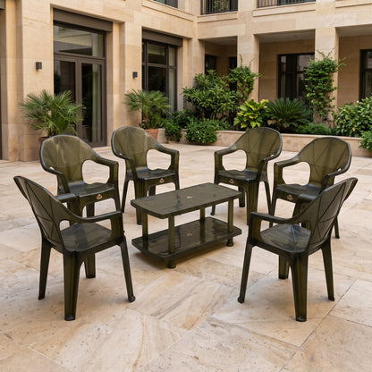 Crystal Diamond Armchair Set