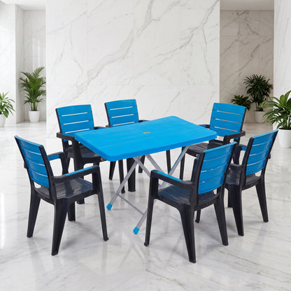 Dual-Glow Full Plastic Chairs Set