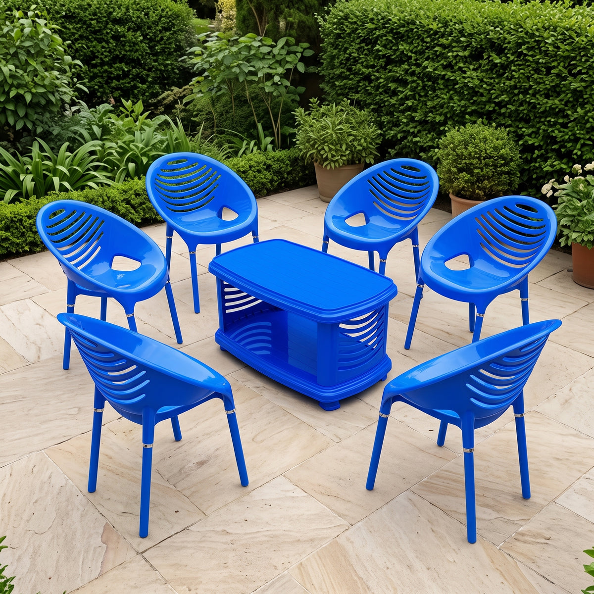Wifi Chair set With Same Plastic Legs