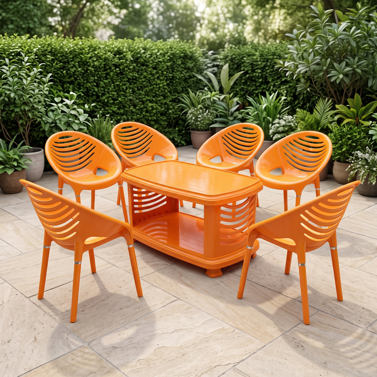 Wifi Chair set With Same Plastic Legs