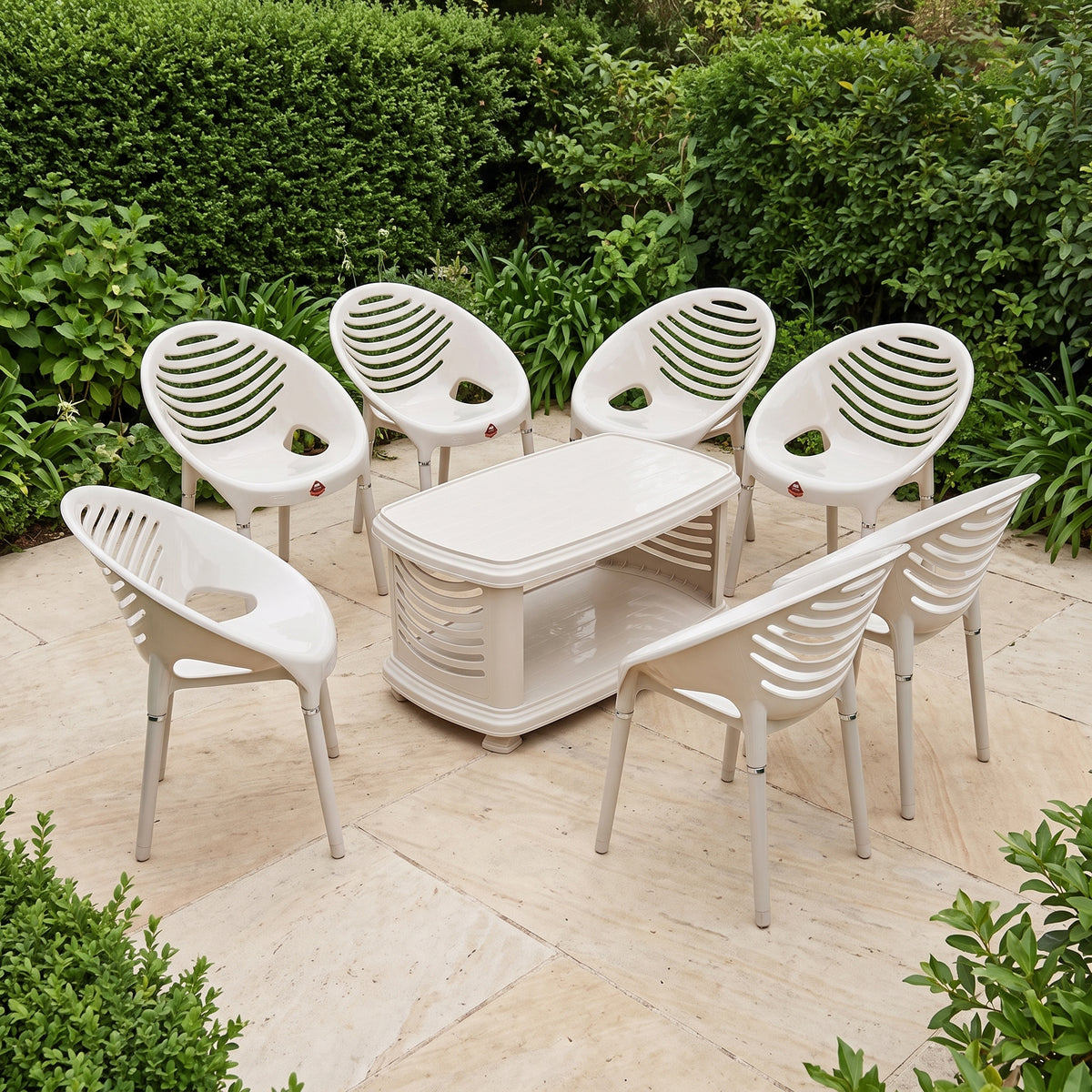 Wifi Chair set With Same Plastic Legs